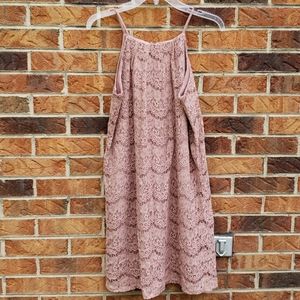 Mauve Lace Dress